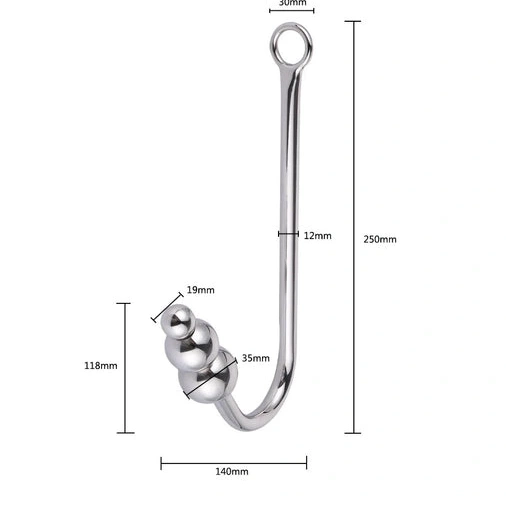 Beaded Hook with Collar 5334 Elegant Cuffs Anal and 0114